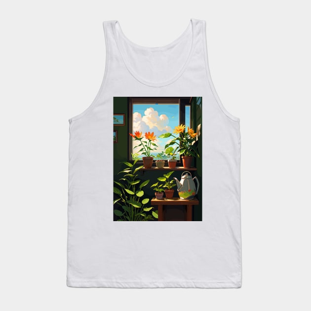 The Tea Pot Tank Top by Naui Kev Art